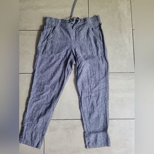 Van Heusen 10 Chambray Linen Crop Pants